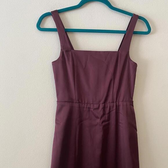Abercrombie & Fitch Burgundy Midi Dress - Picture 6 of 7